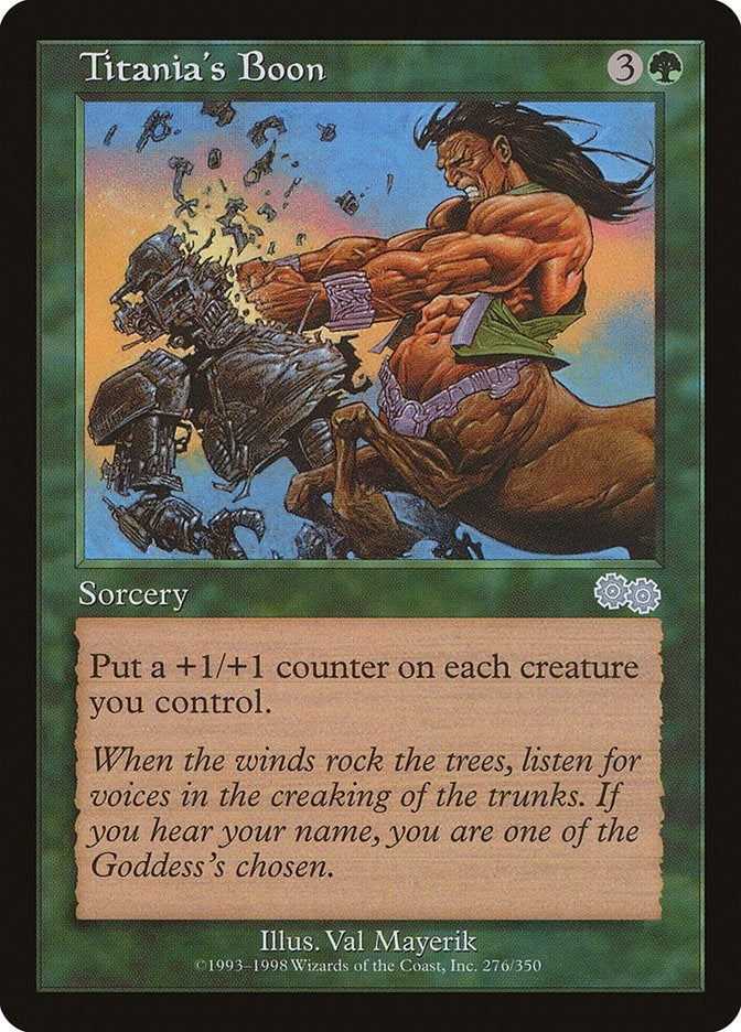 Image for Titania's Boon (276) - Magic: The Gathering
