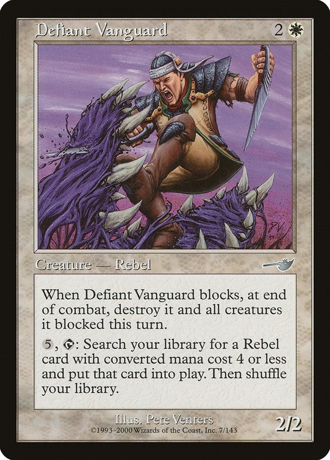 Image for Defiant Vanguard (7) - Magic: The Gathering
