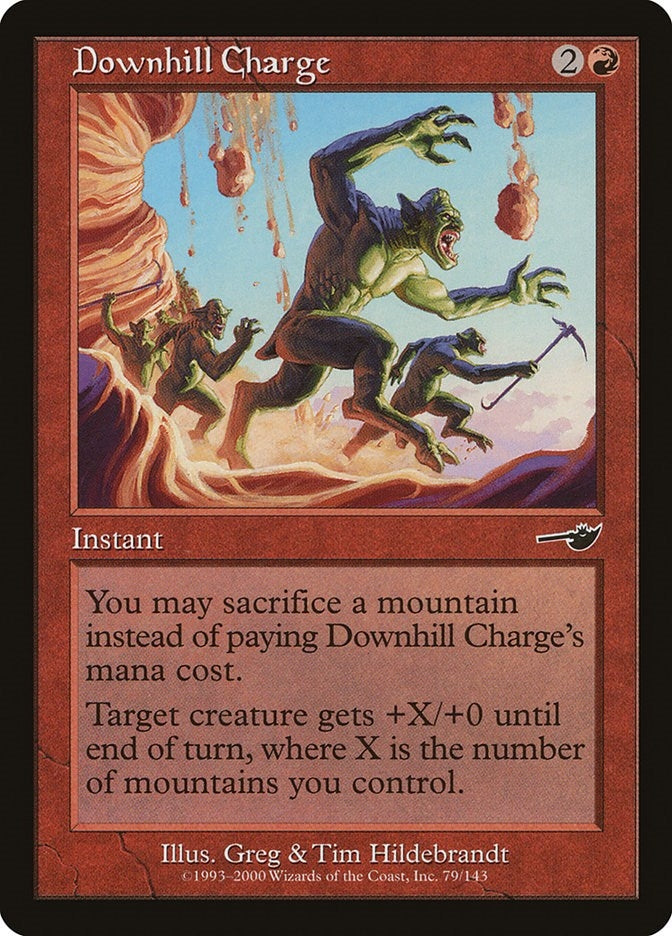 Image for Downhill Charge (79) - Magic: The Gathering