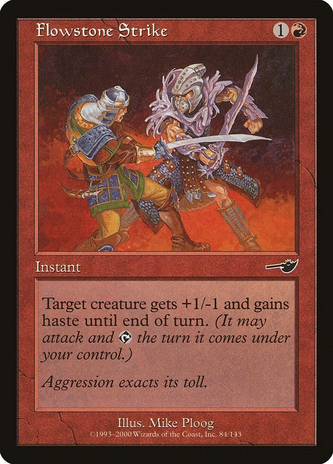 Image for Flowstone Strike (84) - Magic: The Gathering