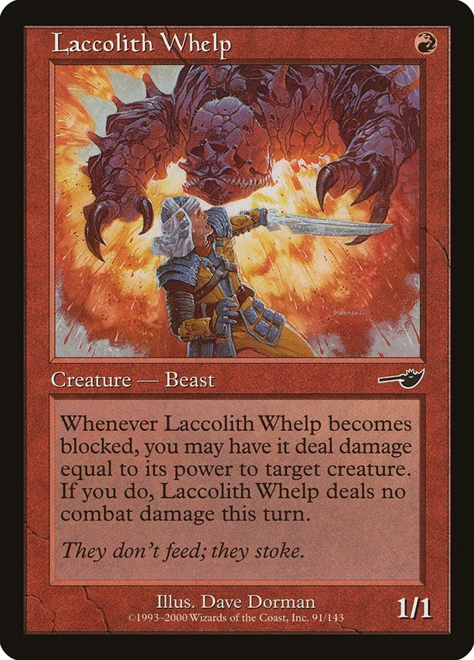 Image for Laccolith Whelp (91) - Magic: The Gathering