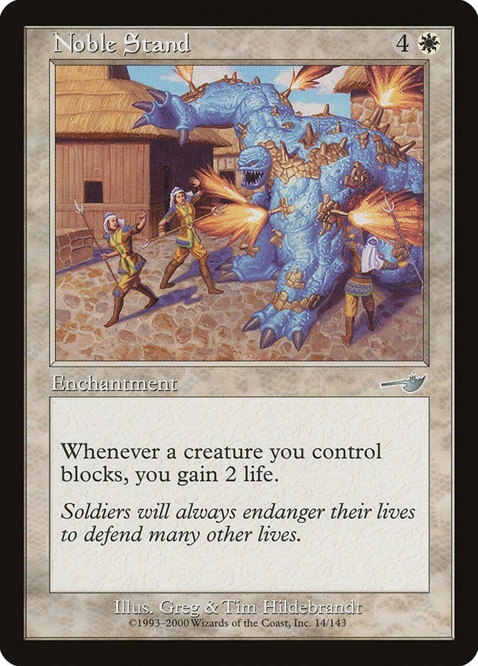 Image for Noble Stand (14) - Magic: The Gathering
