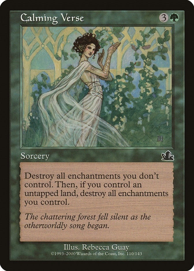 Image for Calming Verse (110) - Magic: The Gathering
