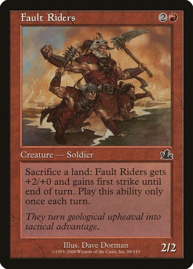 Image for Fault Riders (88) - Magic: The Gathering