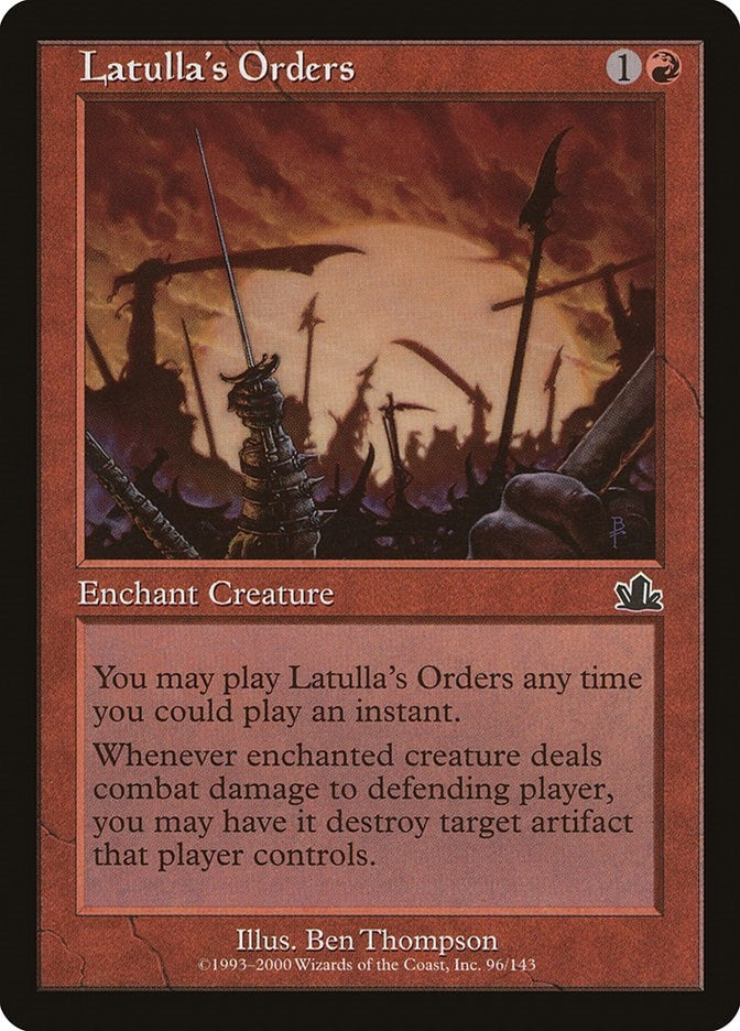 Image for Latulla's Orders (96) - Magic: The Gathering