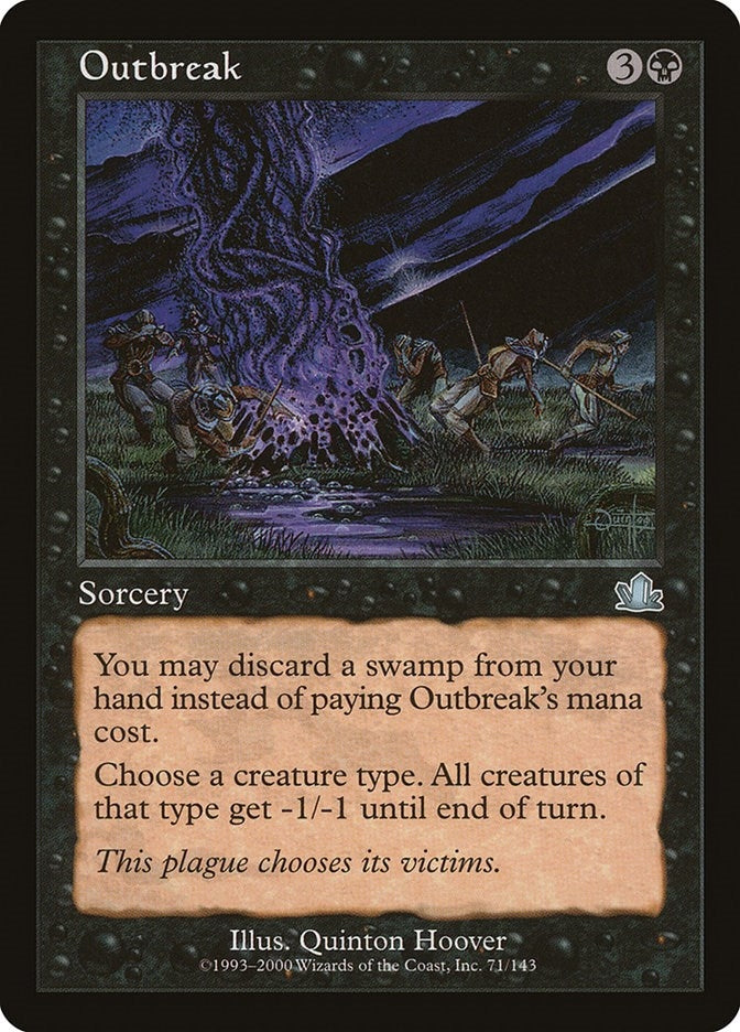 Image for Outbreak (71) - Magic: The Gathering