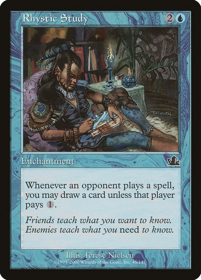 Image for Rhystic Study (45) - Magic: The Gathering