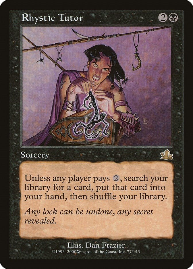Image for Rhystic Tutor (77) - Magic: The Gathering