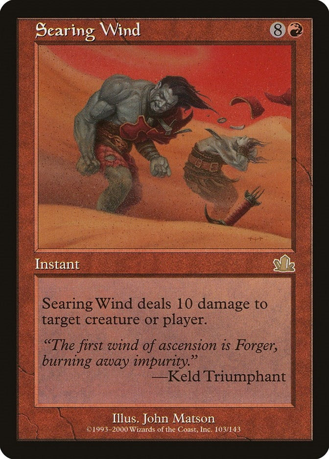 Image for Searing Wind (103) - Magic: The Gathering