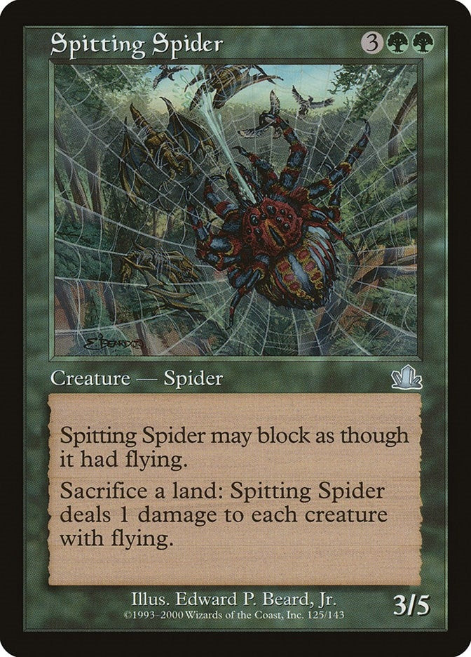 Image for Spitting Spider (125) - Magic: The Gathering