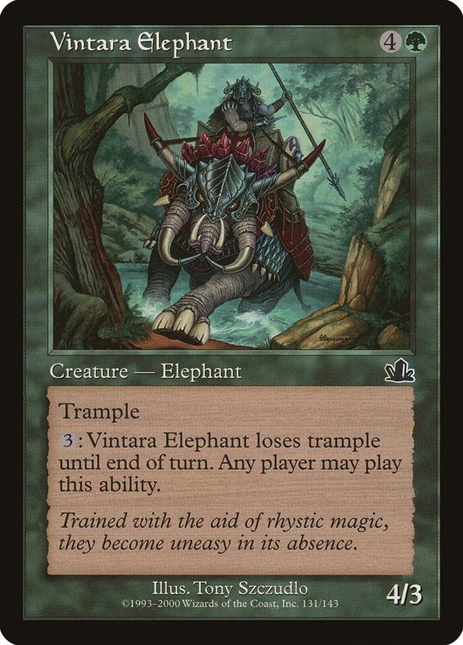 Image for Vintara Elephant (131) - Magic: The Gathering