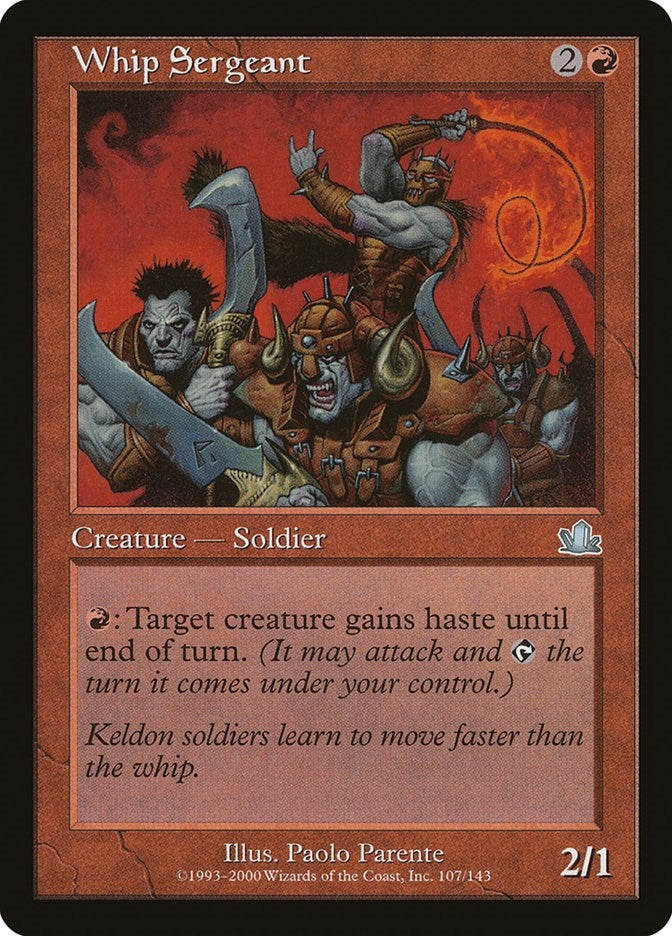 Image for Whip Sergeant (107) - Magic: The Gathering