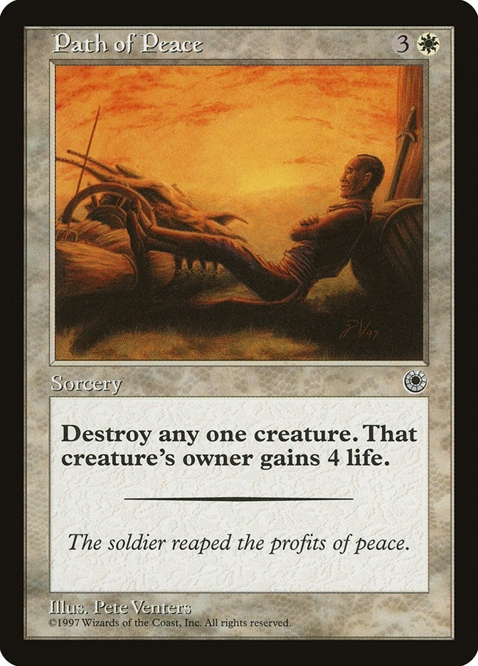 Image for Path of Peace - Magic: The Gathering