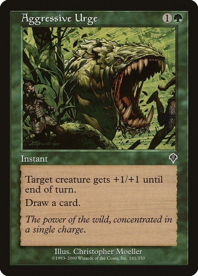 Image for Aggressive Urge (181) - Magic: The Gathering
