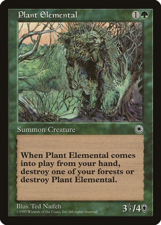 Image for Plant Elemental - Magic: The Gathering