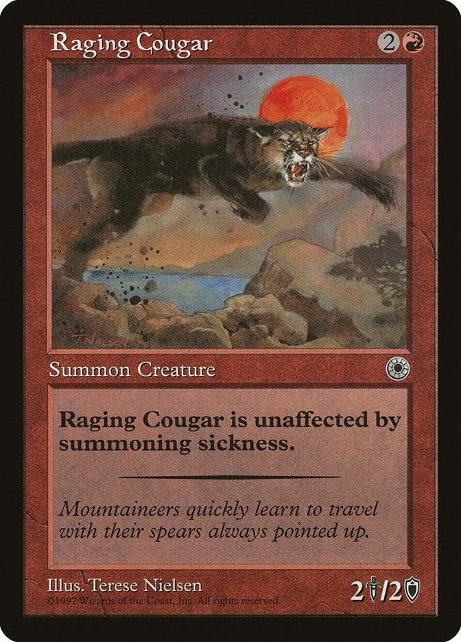 Image for Raging Cougar - Magic: The Gathering