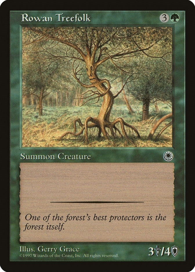 Image for Rowan Treefolk - Magic: The Gathering
