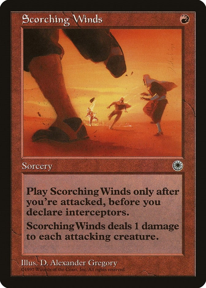Image for Scorching Winds - Magic: The Gathering