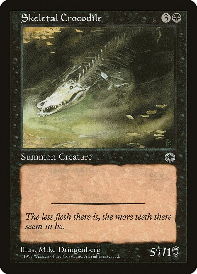 Image for Skeletal Crocodile - Magic: The Gathering