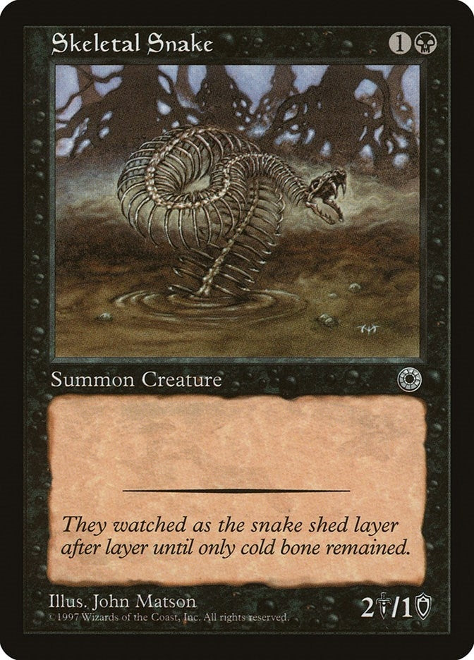 Image for Skeletal Snake - Magic: The Gathering