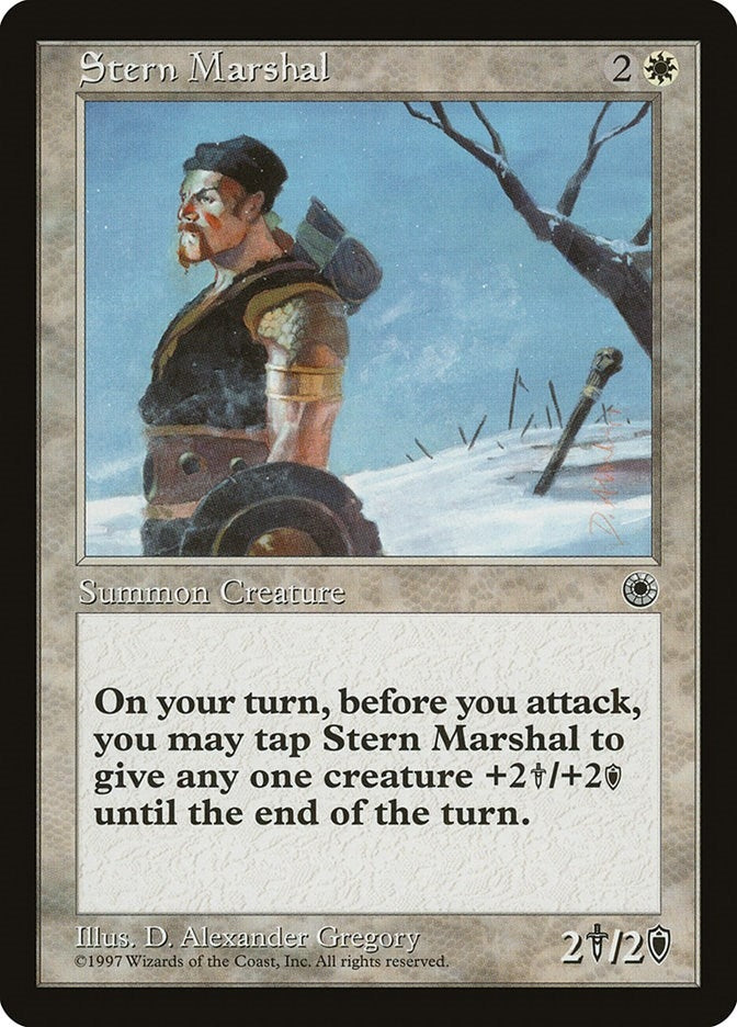 Image for Stern Marshal - Magic: The Gathering