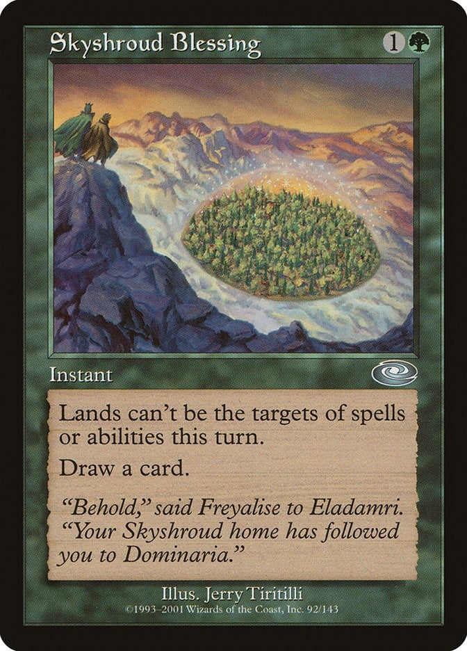 Image for Skyshroud Blessing (92) - Magic: The Gathering