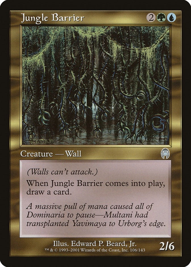 Image for Jungle Barrier (106) - Magic: The Gathering