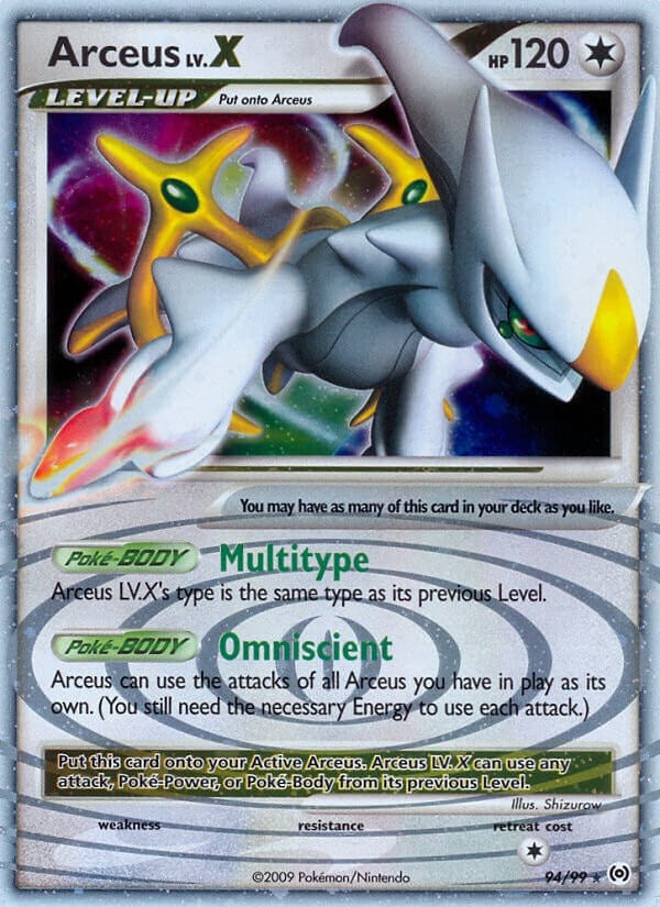 Arceus Lv.X (94) (94/99)