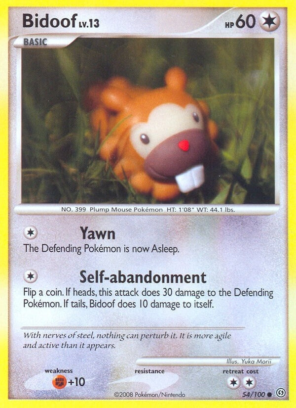 Image for Bidoof (54/100) - Pokemon