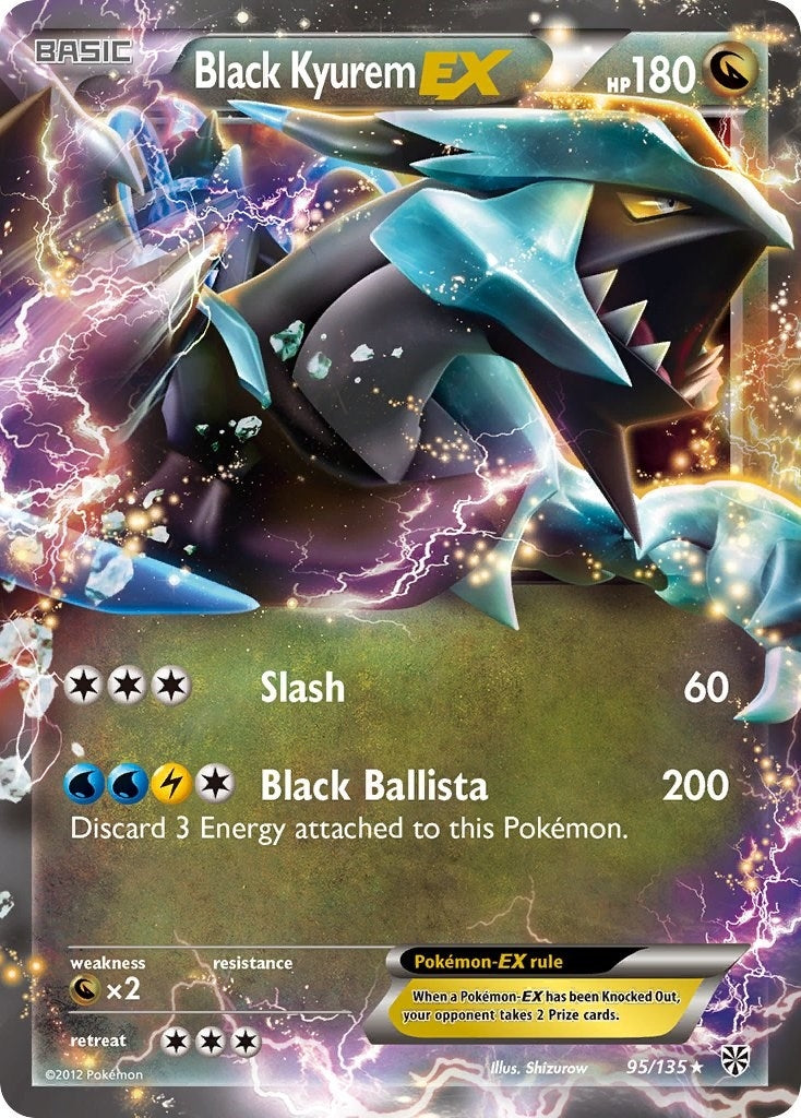 Image for Black Kyurem EX (95/135) - Pokemon