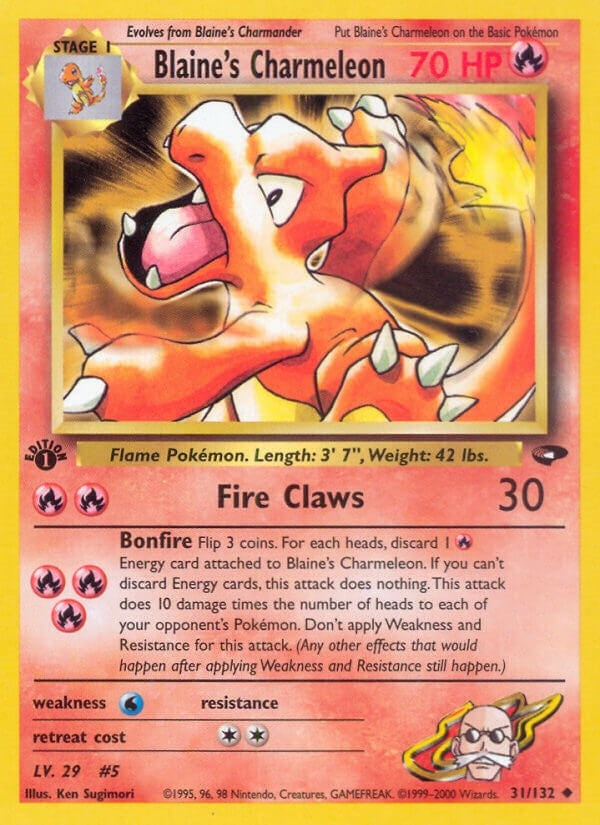 Image for Blaine's Charmeleon (031/132) - Pokemon