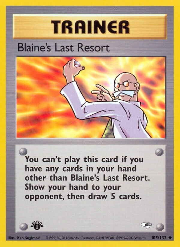 Image for Blaine's Last Resort (105/132) - Pokemon