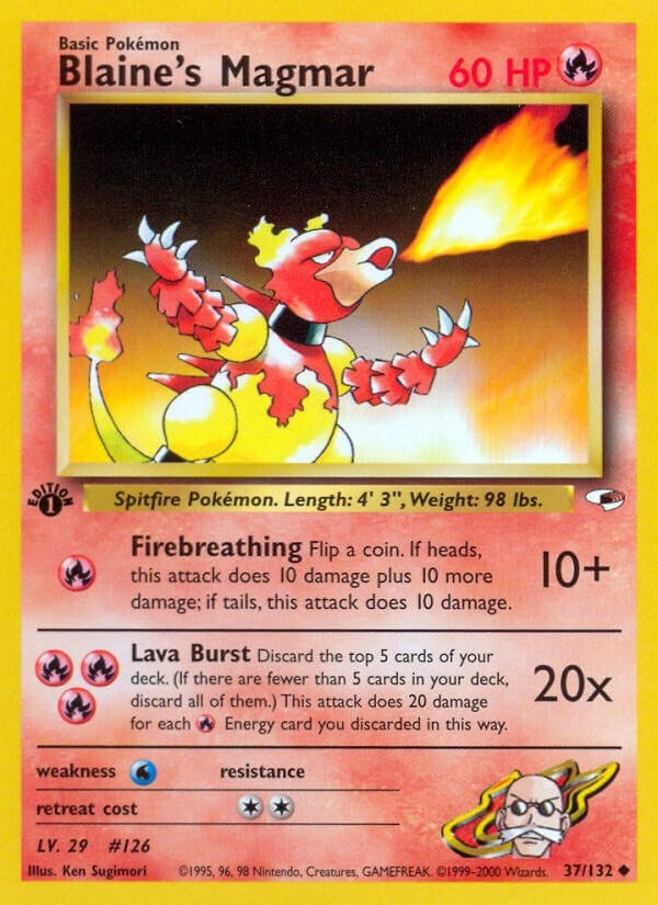 Image for Blaine's Magmar (037/132) - Pokemon
