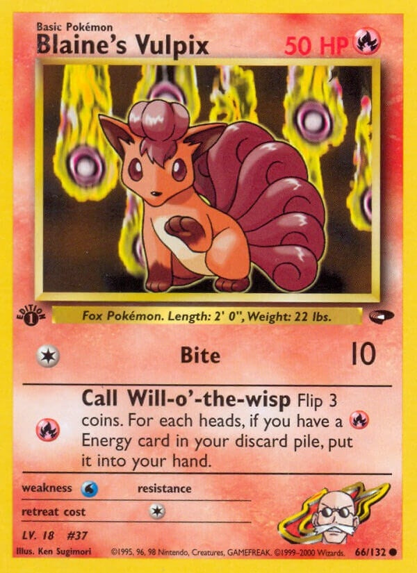 Image for Blaine's Vulpix (066/132) - Pokemon