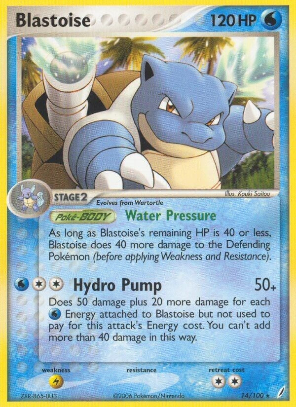 Image for Blastoise (14/100) - Pokemon