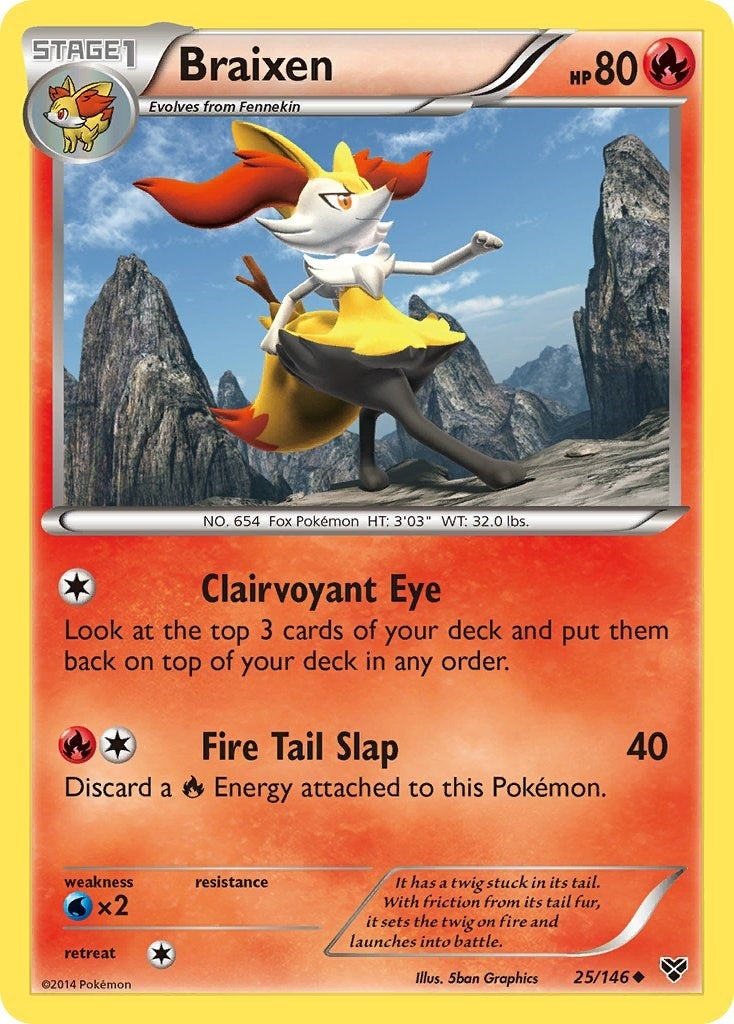 Image for Braixen (25/146) - Pokemon