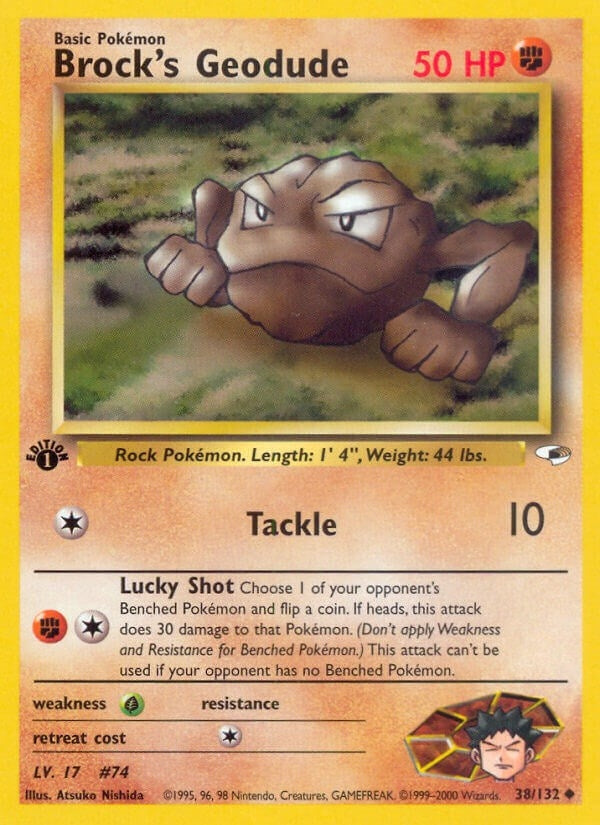 Image for Brock's Geodude (38) (038/132) - Pokemon