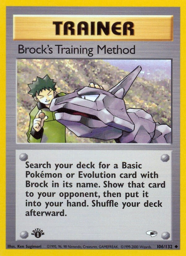 Image for Brock's Training Method (106/132) - Pokemon
