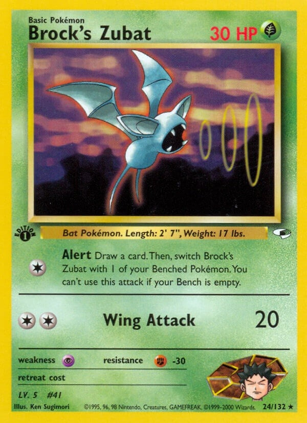 Image for Brock's Zubat (24) (024/132) - Pokemon
