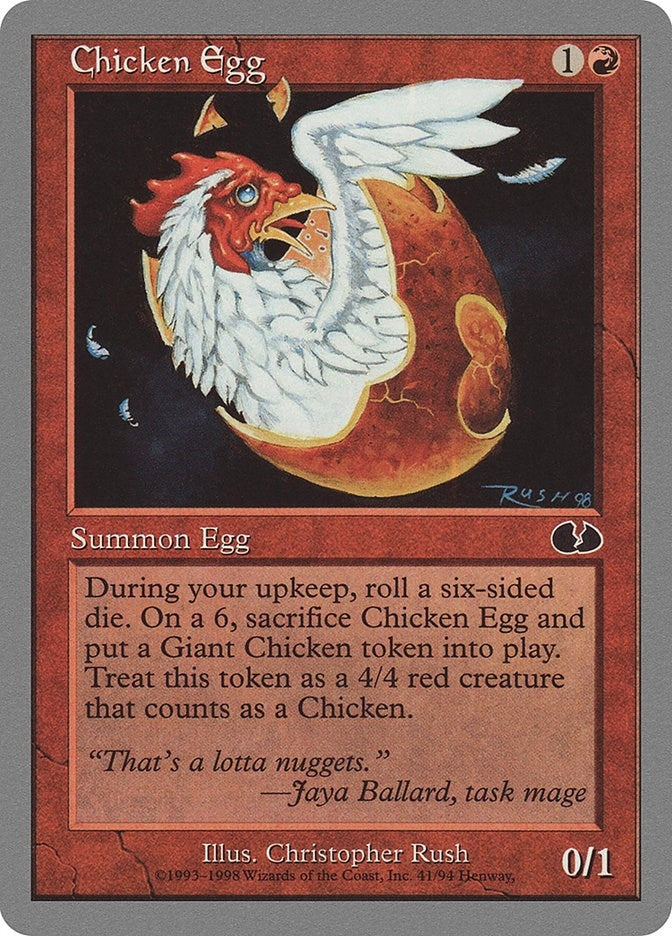 Image for Chicken Egg (41) - Magic: The Gathering