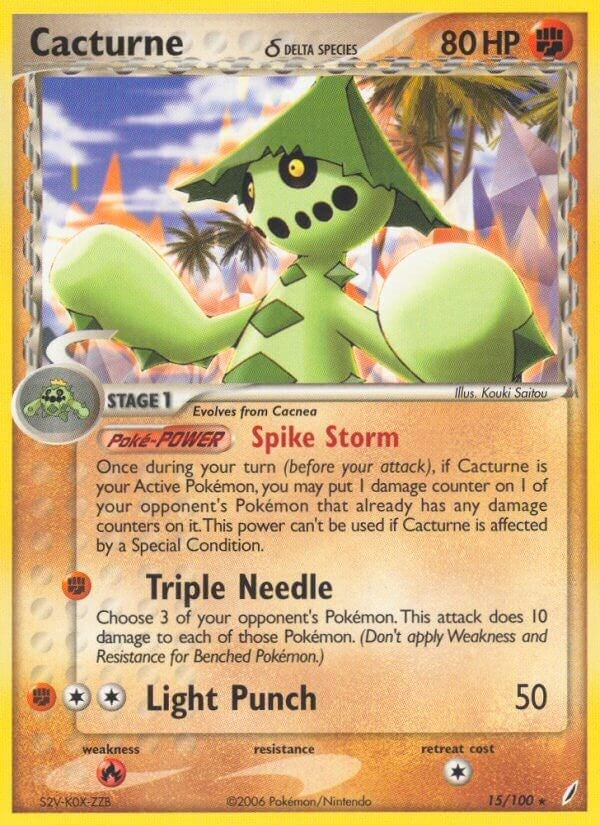 Image for Cacturne (Delta Species) (15/100) - Pokemon