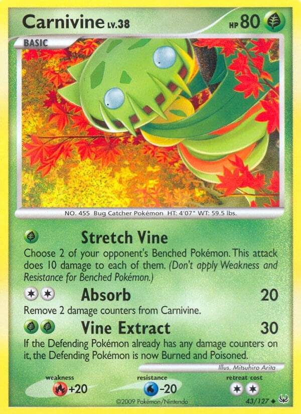 Image for Carnivine (43) (43/127) - Pokemon