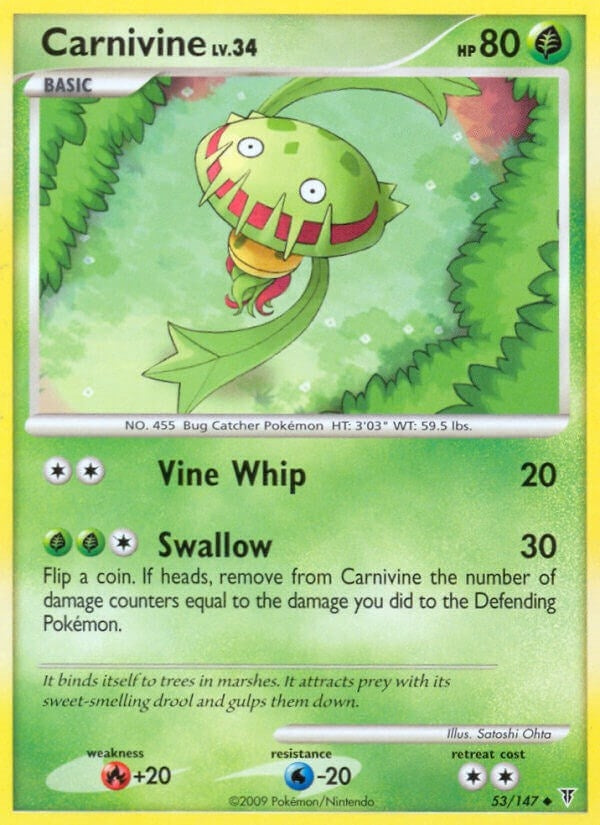 Image for Carnivine (53) - Pokemon