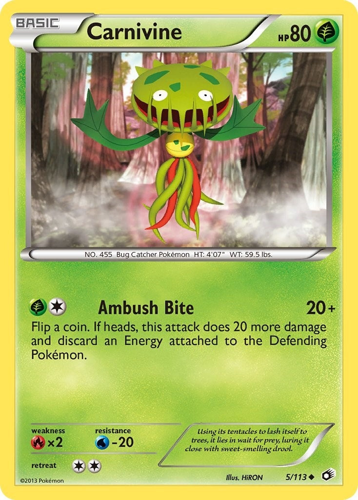 Image for Carnivine (5/113) - Pokemon