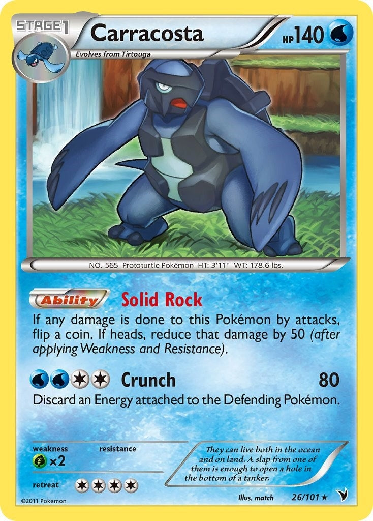 Image for Carracosta (26/101) - Pokemon