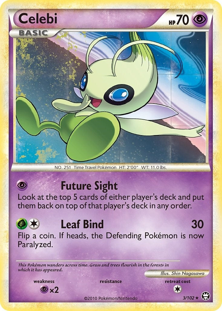 Image for Celebi (3/102) - Pokemon