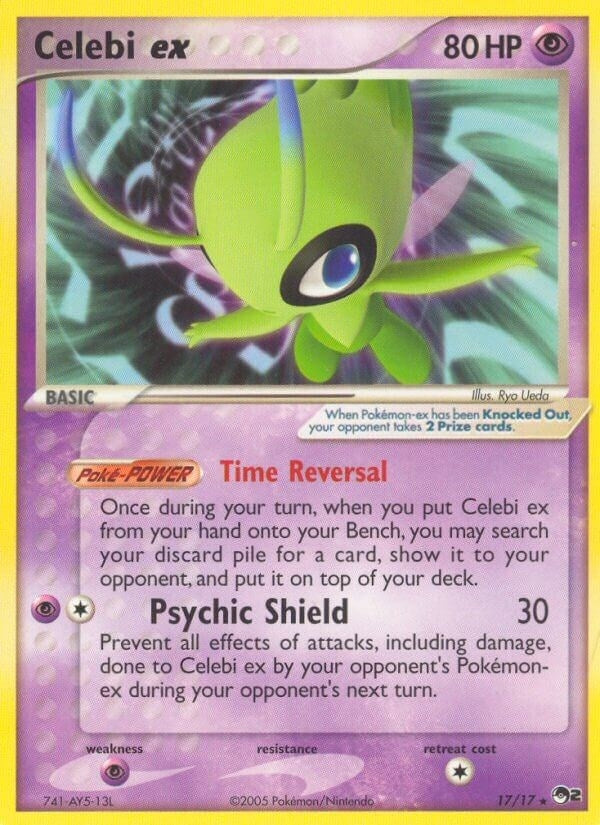Image for Celebi ex (Non-Holo) (017/017) - Pokemon