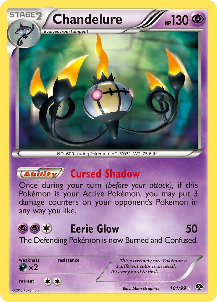 Image for Chandelure (Secret) (101/99) - Pokemon