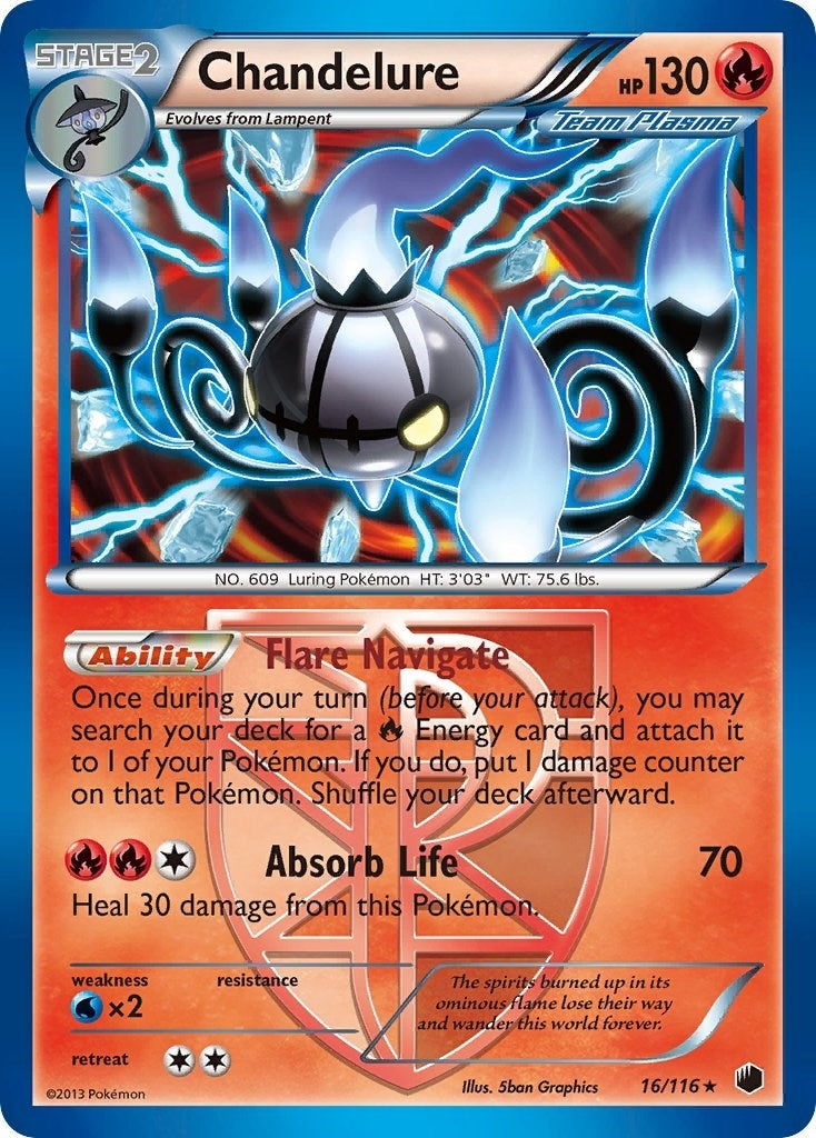 Image for Chandelure (Team Plasma) (16/116) - Pokemon