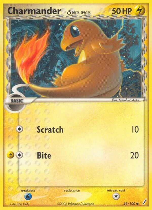 Image for Charmander (Delta Species) (49/100) - Pokemon